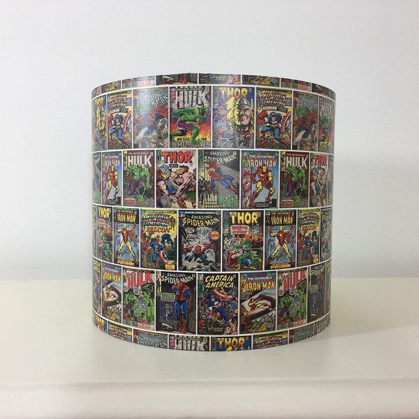 Kids Lampshade Peter Rabbit Alice Marvel Comics Strip Ceiling Light shade Handmade - Image 7