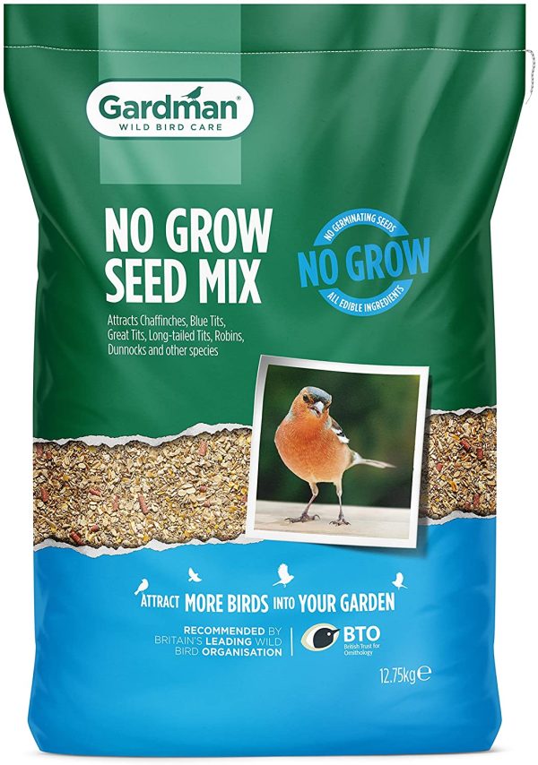 Gardman A05618 No Grow Seed Mix for Wild Birds - 12.75kg - Image 5