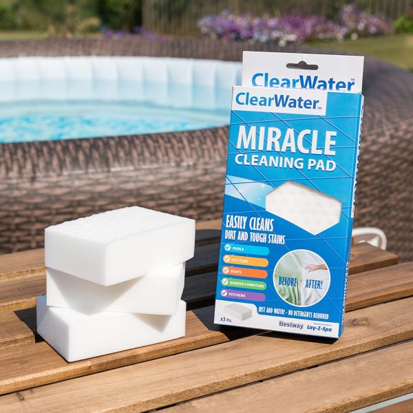 Clearwater CH0005 PH Plus Increaser for Swimming Pool and Spa Treatment & CH0025 Miracle Sponge Eraser Pad for Swimming Pool and Spa Treatment (Suitable for Lay-Z-Spa Products) - Image 5