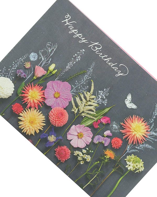 Birthday Card for Her - Friend Birthday Card - Beautiful Floral Design, 535787-0-1 - Image 4