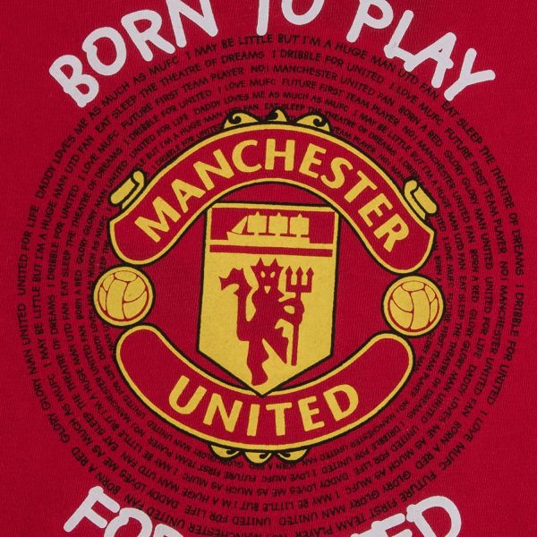 Manchester United Baby Pyjamas Long Boys Kids Official Football Gift - Image 4