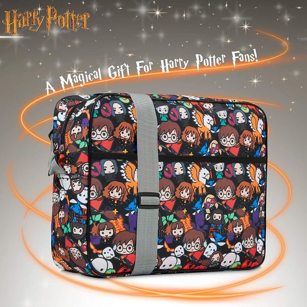 Harry Potter Messenger Bag for Girls Boys, School Bag with Chibi Character Print, Crossbody Shoulder Bag School or Travel, Harry Potter Gifts Kids Teenagers - Image 7