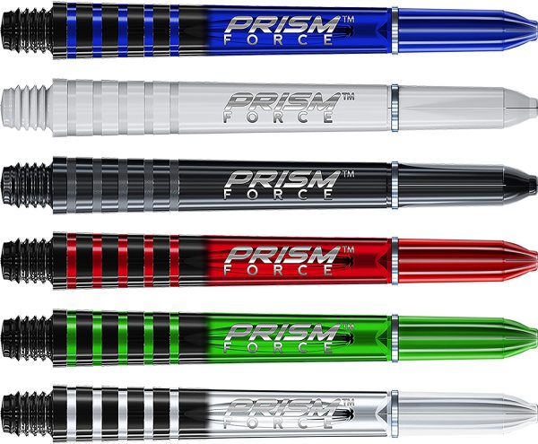 Bullydarts Winmau Prism Force Dart Shafts - 5 Sets (15 Stems)