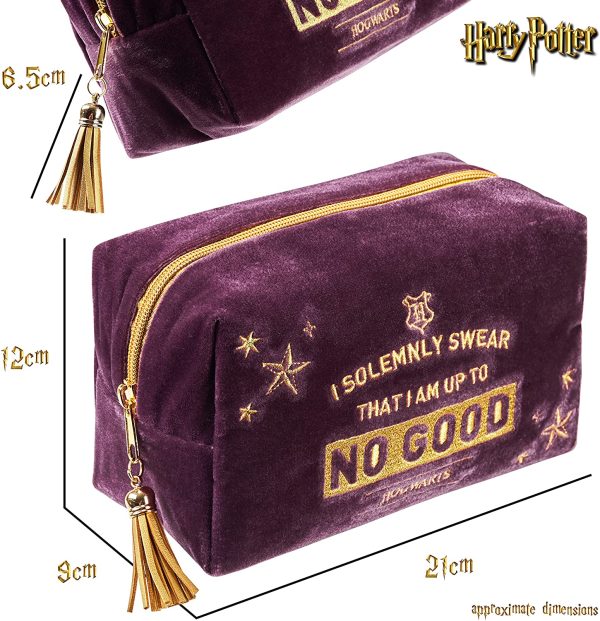 Harry Potter Gifts Make Up Bags for Women Toiletry Bag Hogwarts Travel Accessories - Image 6