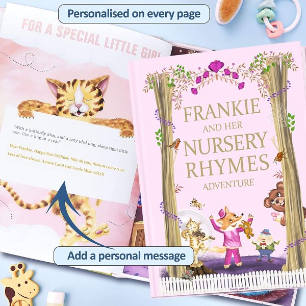 Book of Personalised Nursery Rhymes and Modern Poems for Baby and Child - Birthday, Baptism Gift - Image 5