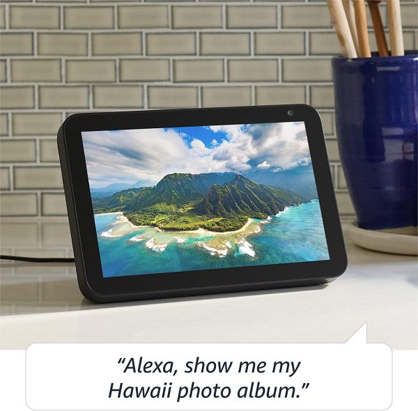 Echo Show 8 (1st Gen, 2019 release) ??Smart Display with Alexa ??Stay in touch with the help of Alexa ??Charcoal - Image 4