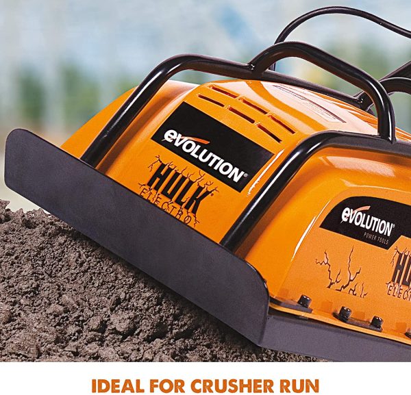 Hulk Electric Wacker Plate Compactor - 230V Domestic Use - Ideal For Levelling Pavement, Artificial Turf Ground Preparation, Patio, Blockwork, Sand, Soil & More - Image 10