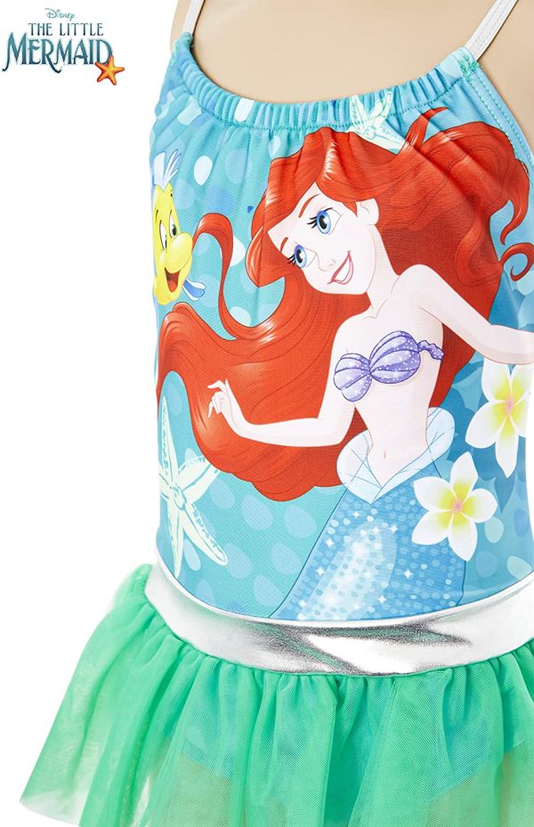 Disney Girls Swimming Costume Frozen Ariel Princess - Image 6