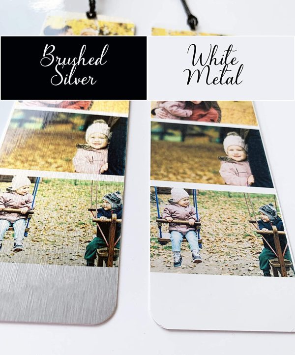 Father's Day Personalised Metal Photo Booth Bookmark with Tassel | Photo Gift for Dad - Image 3