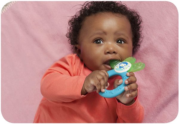 MAM Cooler Teether, Teething Toy for Babies, Cooling and Soothing Teething Ring, Blue & Bite & Brush, Baby Ring Suitable from 3+ Months Old, Teething Toy Promotes Dental Hygiene and Cleanliness, Blue - Image 6