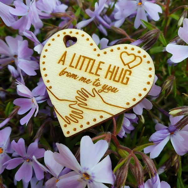 Pocket Hug Heart Token Keepsake Gift For Friends & Family Back to School Card - Image 2