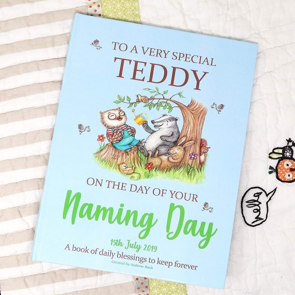 Personalised Naming Day Gift Book of Daily Blessings for Children, Keepsake, Naming Ceremonies - Image 5