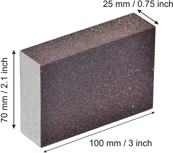 SELECT'S Soft Sanding Sponge (36/60/120/220) -Washable and Reusable Fine Sanding Block for Car - Flexible Sandpaper Block and Sponge - Sand Block for Wood and Wall (Set of 4) - Image 4