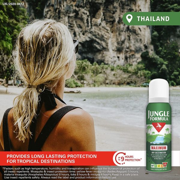 Jungle Formula Maximum Aerosol Insect Repellent, 125 ml 1 Units - Image 4