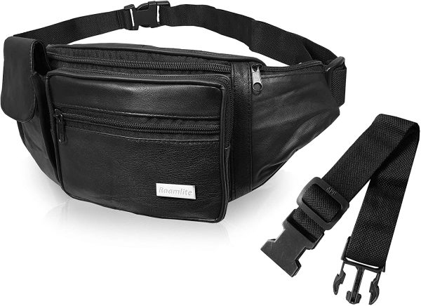 Roamlite Bumbag with Waist Extension Extender Belt Bundle, Extend Bum Bag Max Waist Size 52 to XXL 71 Inches, Mobility Disabled Scooter Wheelchair Black RL276KEXT - Image 8