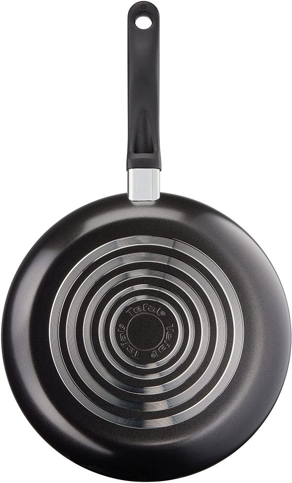 Delight Aluminium 5 Piece Non-Stick Pots & Pans Cookware Set, Black - Image 2