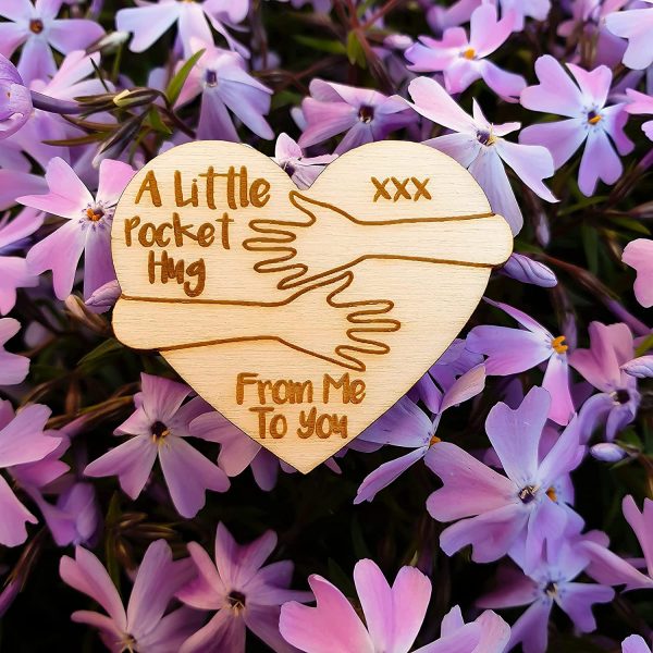 Little Pocket Hug Heart Token Keepsake Gift Long Distance Relationship Cute Small Isolation Gifts Under 5 Pounds - Image 5