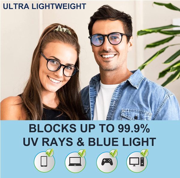 Riccardo Materossi? - Premium 99.9% Blue Light Blocking Glasses (380-410nm) - Reduce Headaches and Improve Sleep - UK Based Brand - Image 5