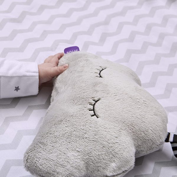 Sn??zCloud Baby Sleep Aid with 4 Soothing Sounds and 2 Gentle Light Options ?C Soft Plush Feel ?C Portable & Stylish - Image 7