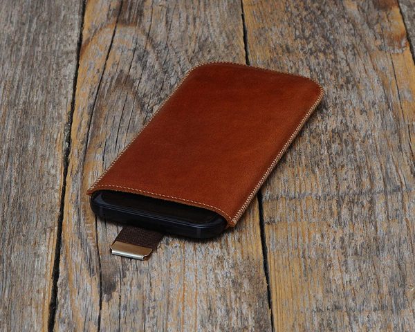 Leather cover for iPhone 13 mini case sleeve - Image 3