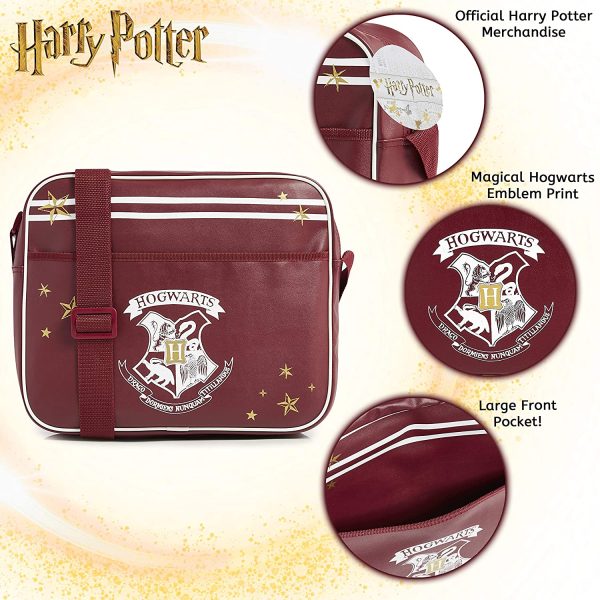 Harry Potter Messenger Bag Hogwarts Crossover Bags Gryffindor School Accessories College - Image 5