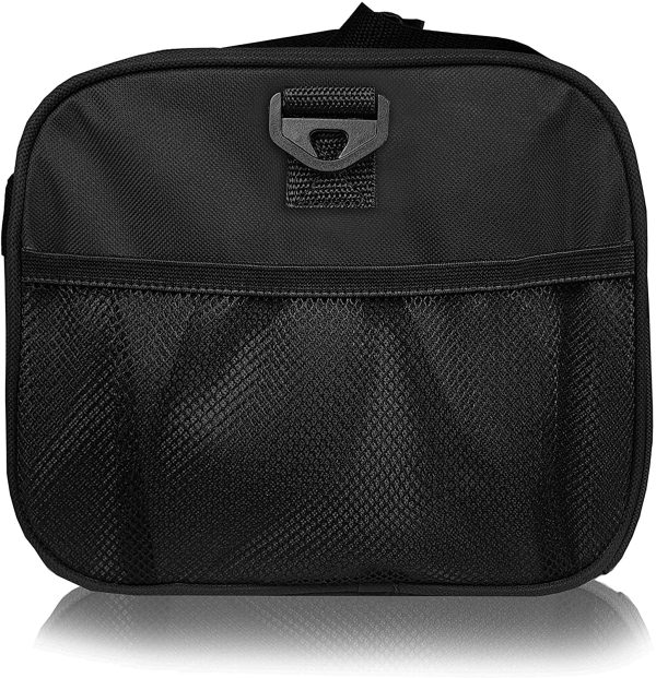 Roamlite Hand Luggage Size Bags - Small Travel Holdalls Ryanair 2nd Item - Cabin Approved Polyester Duffle - 40 cm x25x20, 20 Litre - RL59K (Black) - Image 2