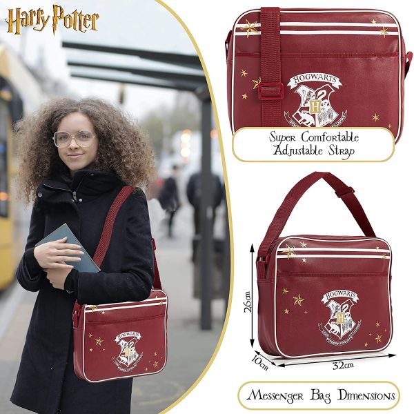 Harry Potter Messenger Bag Hogwarts Crossover Bags Gryffindor School Accessories College - Image 7