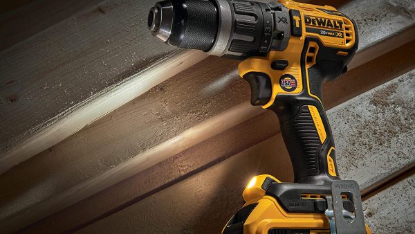 DEWALT DCD796P2-GB DCD796P2 Combi Drill 18V XR Brushless Compact Lithium-Ion (2 x 5.0Ah Batteries), 18 V, Yellow/Black, One size - Image 4