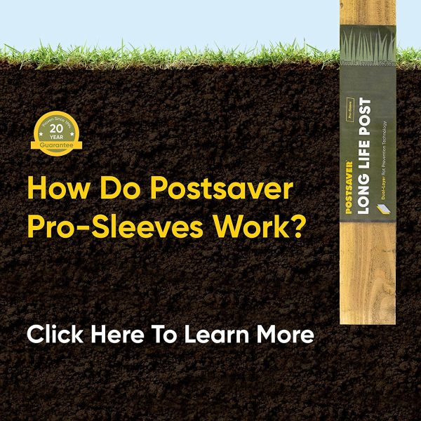 Fence Post Protectors Postsaver Rot Protector Fence Post Repair Sleeves Pack of 10 - Image 7