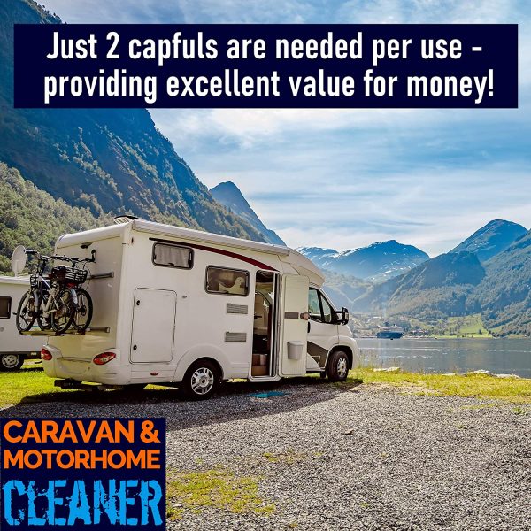 ULTIMA-PLUS XP Caravan and Motorhome Cleaner - Removes Algae, Black Streaks, Dirt, Grime and More - Easy to use Formula (2 Litres)