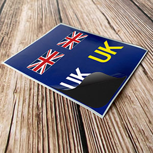 UK car stickers