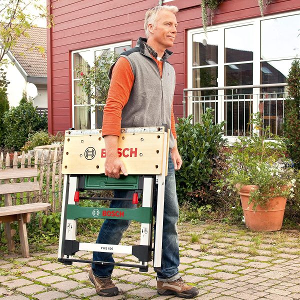 Home and Garden Work Bench PWB 600 (4 blade clamps, cardboard box, max. load capacity: 200 kg)