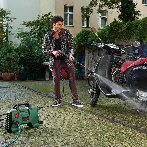 High Pressure Washer EasyAquatak 110 (3 x nozzle, high-pressure spray gun, transparent water filter, 5-m cable, 3-m hose, cardboard box, 1300 W, pressure: 110 bar, max. flow rate: 330 l/h) - Image 3