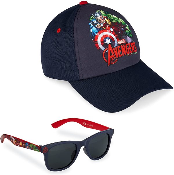 MARVEL Baseball Cap, Spiderman Sunglasses & Boys Caps, Kids Sunglasses & Sun Hat Summer Set, Avengers Gifts for Boys - Image 7