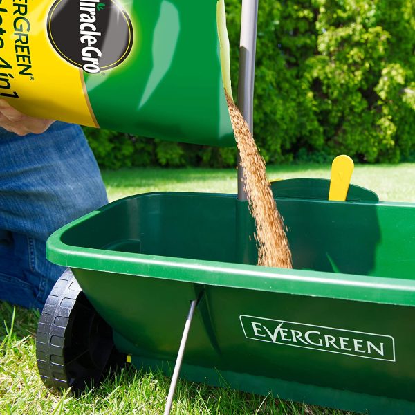 EverGreen Easy Spreader Plus, Grass and Lawn Seed Spreader, for Easy Application of Lawn Products and Grass Seed, 620.0 mm*240.0 mm*300.0 mm