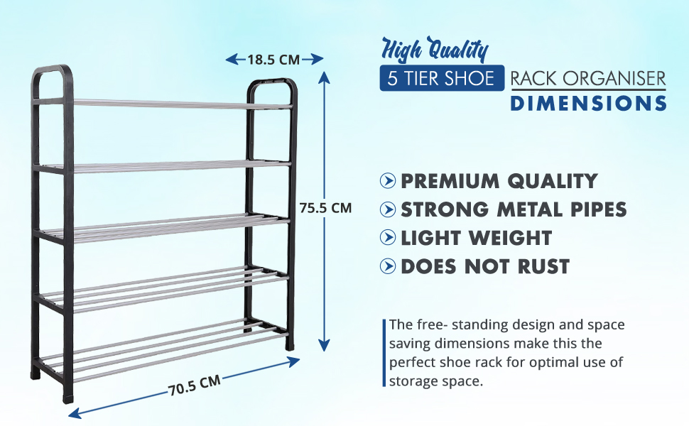 5 Tier Shoe Rack