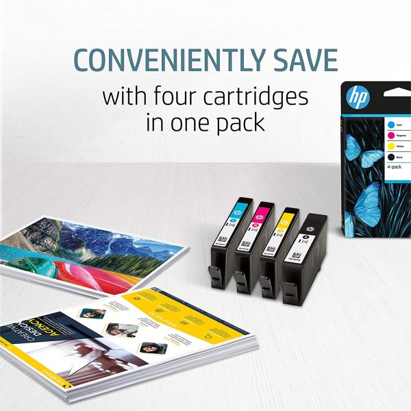 HP 6ZC74AE 912 Original Ink Cartridges, Black/Cyan/Magenta/Yellow, Multipack - Image 3