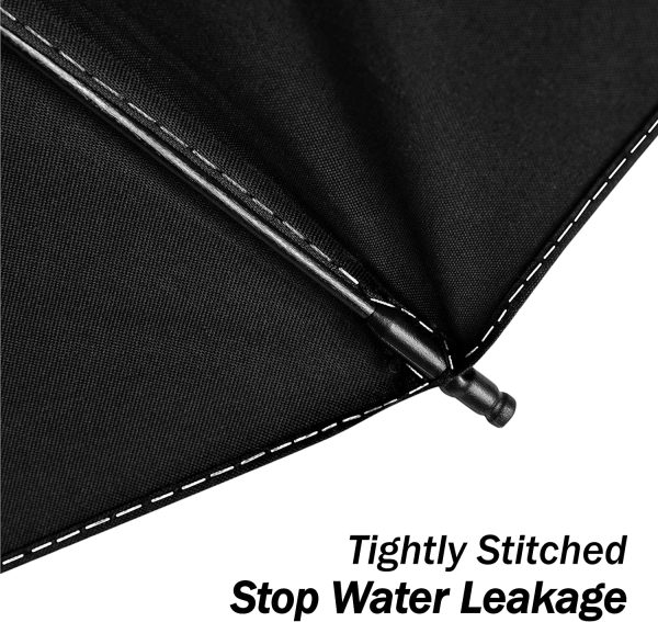 Compact Umbrella Windproof Strong - Automatic Windproof Inverted Umbrellas for Men and Women, 210T Teflon Coating 105cm Span, 10 Large Rids Umbrella