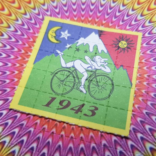 Bicycle Day Blotter Art Psychedelic Art LSD Acid Art 25 Tab Sheet Gift - Image 3