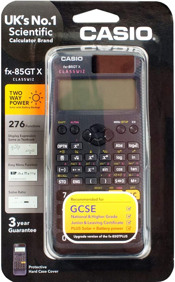 Casio fx-85GTX Scientific Calculator, Black - Image 5