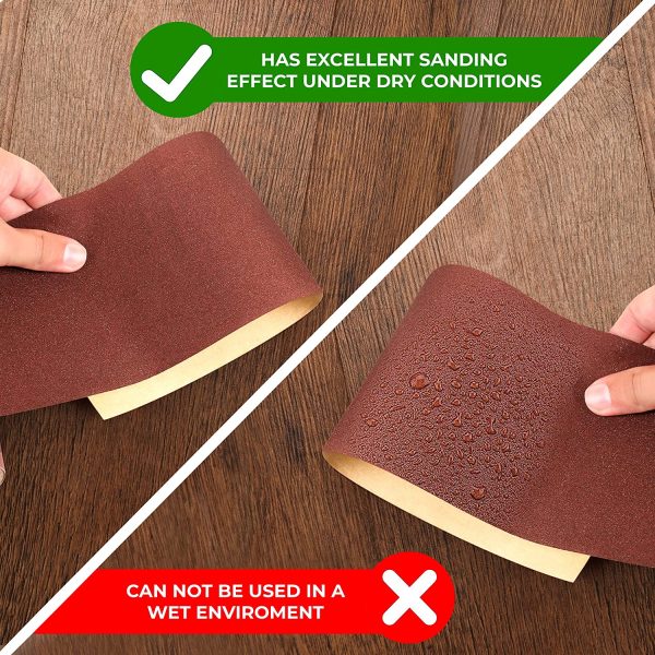 Fifth Tag 180 Grit fine Sandpaper Roll 5m x 93mm Aluminium Oxide Sanding Paper for Wood, Plywood and Automotive for Smoothing Rough Walls, Glass and Abrasive Metal Before Paint, Polish and Gluing.