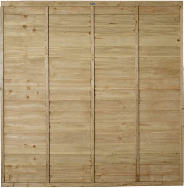 Forest Garden Pressure Treated Superlap Fence Panel 1.83M High (6x6) - Pack of 3 - Image 2