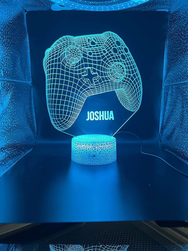 Personalised Gamer Gift 3D Effect Multicolour Led Xbox Light | Gamer Birthday, Fathers Day Gift, Christmas Gift - Image 3