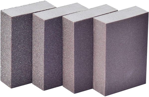 SELECT'S Soft Sanding Sponge (36/60/120/220) -Washable and Reusable Fine Sanding Block for Car - Flexible Sandpaper Block and Sponge - Sand Block for Wood and Wall (Set of 4) - Image 7