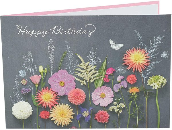 Birthday Card for Her - Friend Birthday Card - Beautiful Floral Design, 535787-0-1 - Image 3