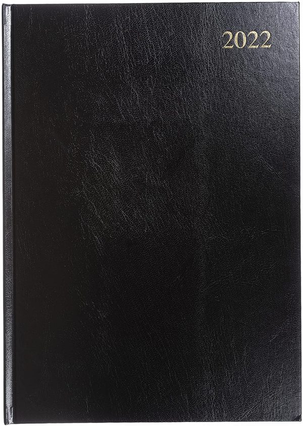 Essential A4 Day to Page 2022 Diary - Black - Image 7