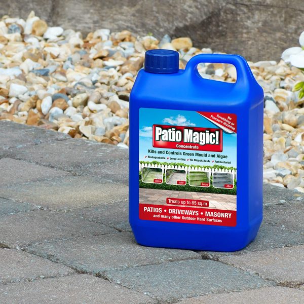 Patio Magic! Concentrate: Ideal for Patios, Paths and Driveways (Kills Algae and Lichens), 2.5 Litres - Image 3