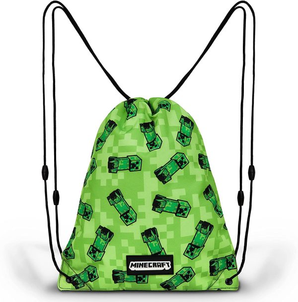 Minecraft Drawstring Bags, School PE Kit, Gym, Swimming, Sports, Travel, Minecraft Gifts - Image 4