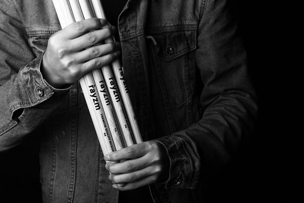 Rayzm Drum Sticks 5B, Solid American Hickory Drumsticks/Beater Sticks, Wood Tips - Image 4