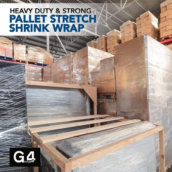 Heavy Duty Strong Pallet/Stretch/Shrink Wrap Packaging Cling Film - 400mm x 250m - Image 7